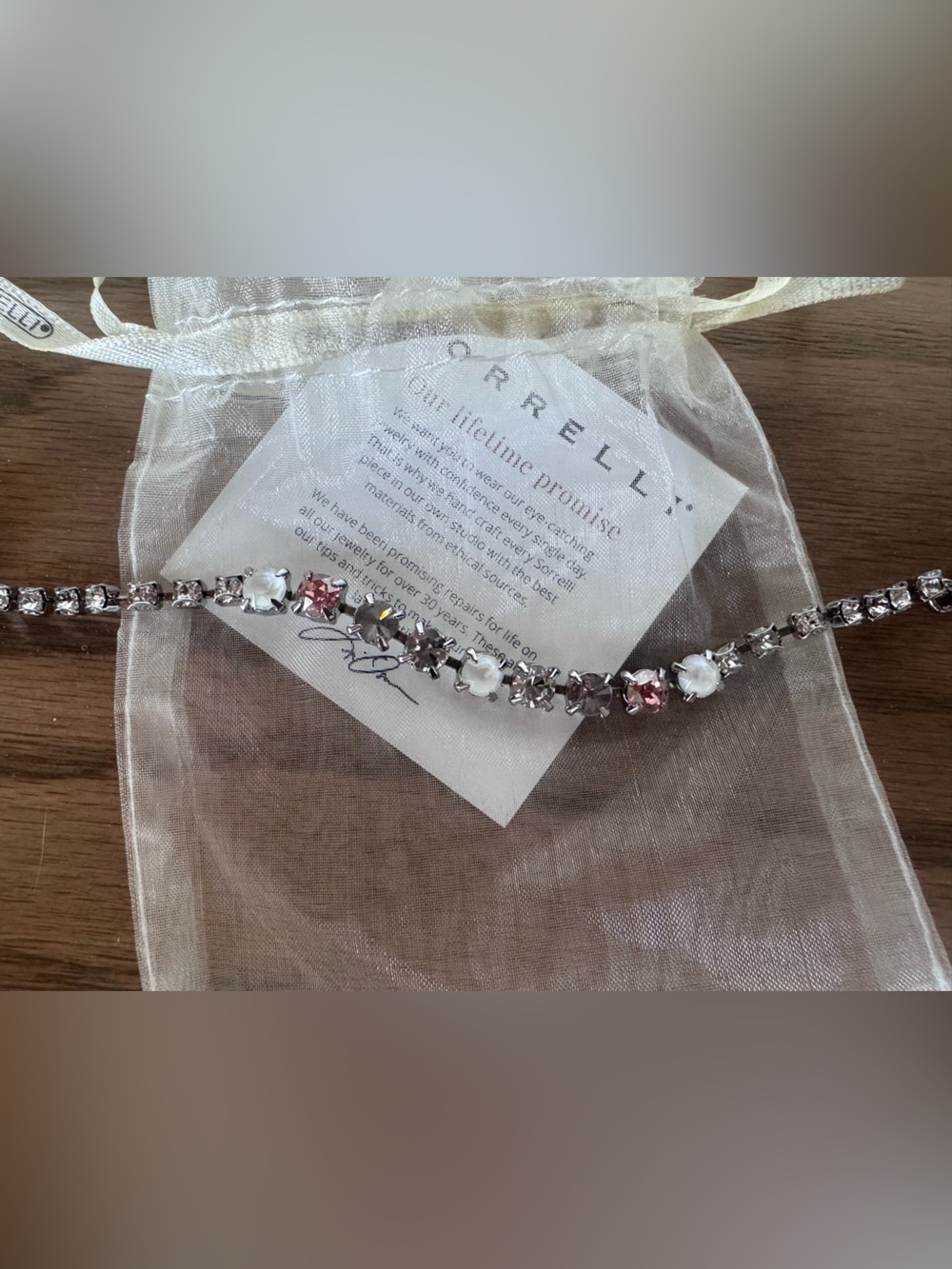 Sorrelli Crystal Bracelet Silver